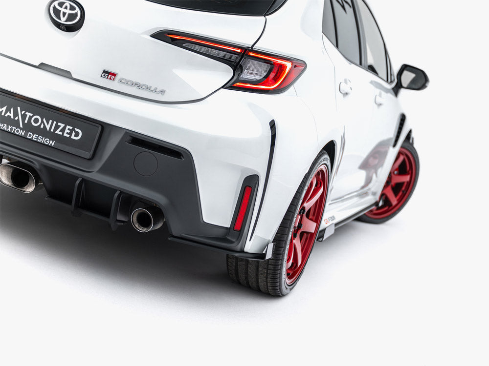 Street PRO Rear Side Splitters + Flaps compatible with Toyota GR Corolla Mk12