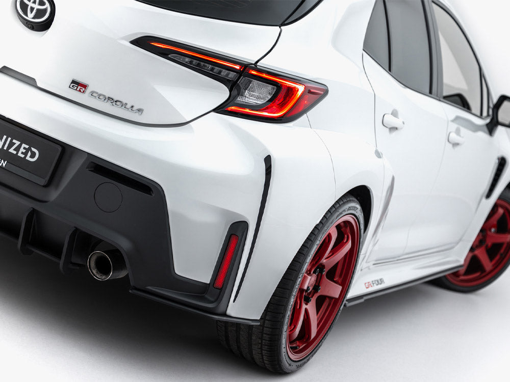 Street PRO Rear Side Splitters compatible with Toyota GR Corolla Mk12