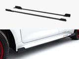Street PRO Side Skirts Diffusers + Flaps compatible with Toyota GR Corolla Mk12