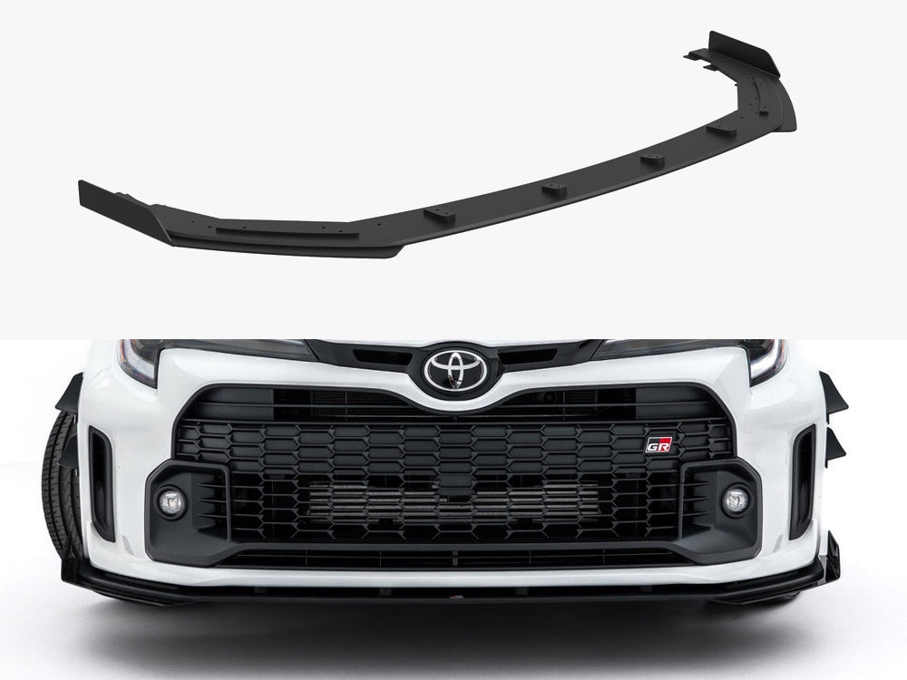 Street PRO Front Splitter + Flaps compatible with Toyota GR Corolla Mk12