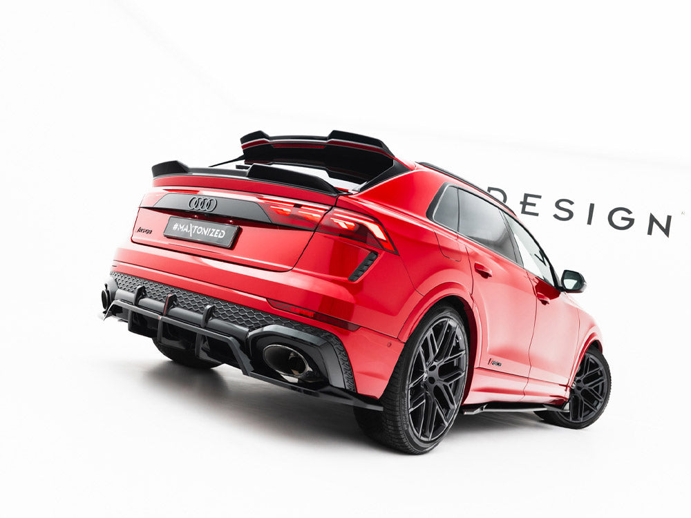 Rear Splitter (Vertical Bars) compatible with Audi RS Q8 Mk1 Facelift
