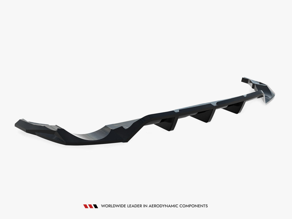 Rear Splitter (Vertical Bars) compatible with Audi RS Q8 Mk1 Facelift