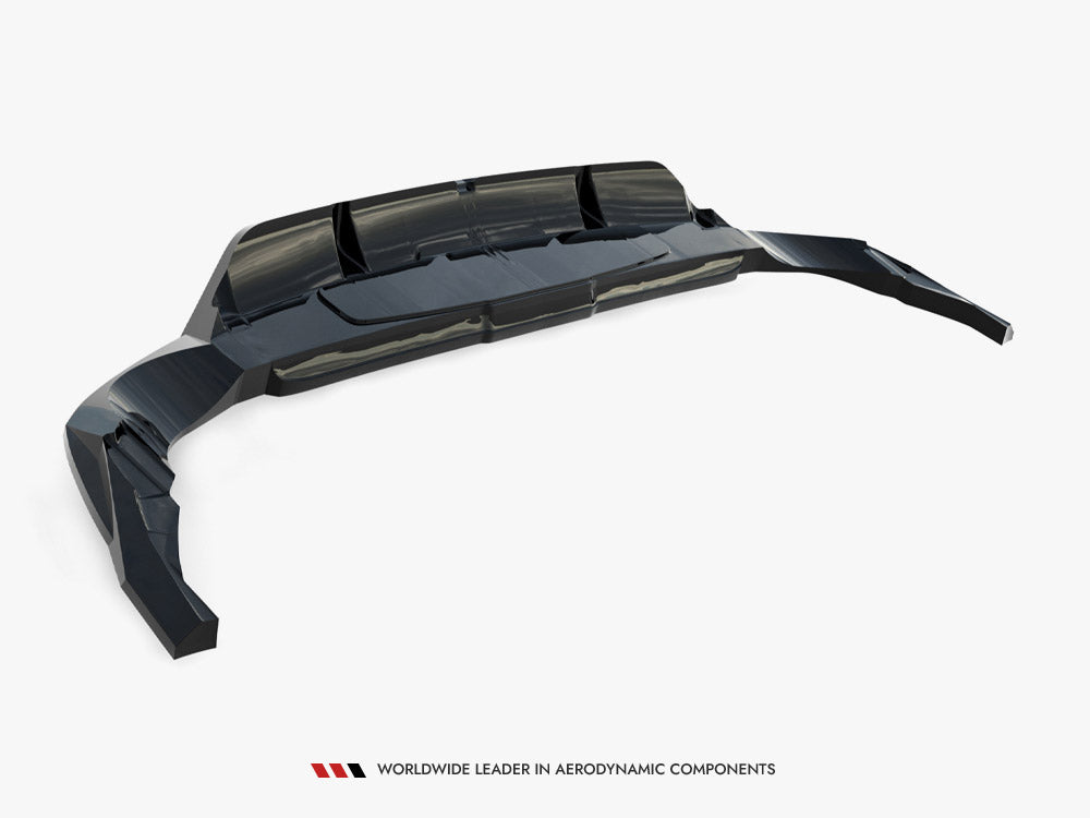 Rear Splitter (Vertical Bars) compatible with Audi RS Q8 Mk1 Facelift