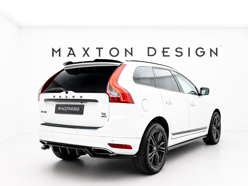 Rear Splitter (Vertical Bars) compatible with Volvo XC60 Mk1 Facelift