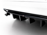 Rear Splitter (Vertical Bars) compatible with Volvo XC60 Mk1 Facelift