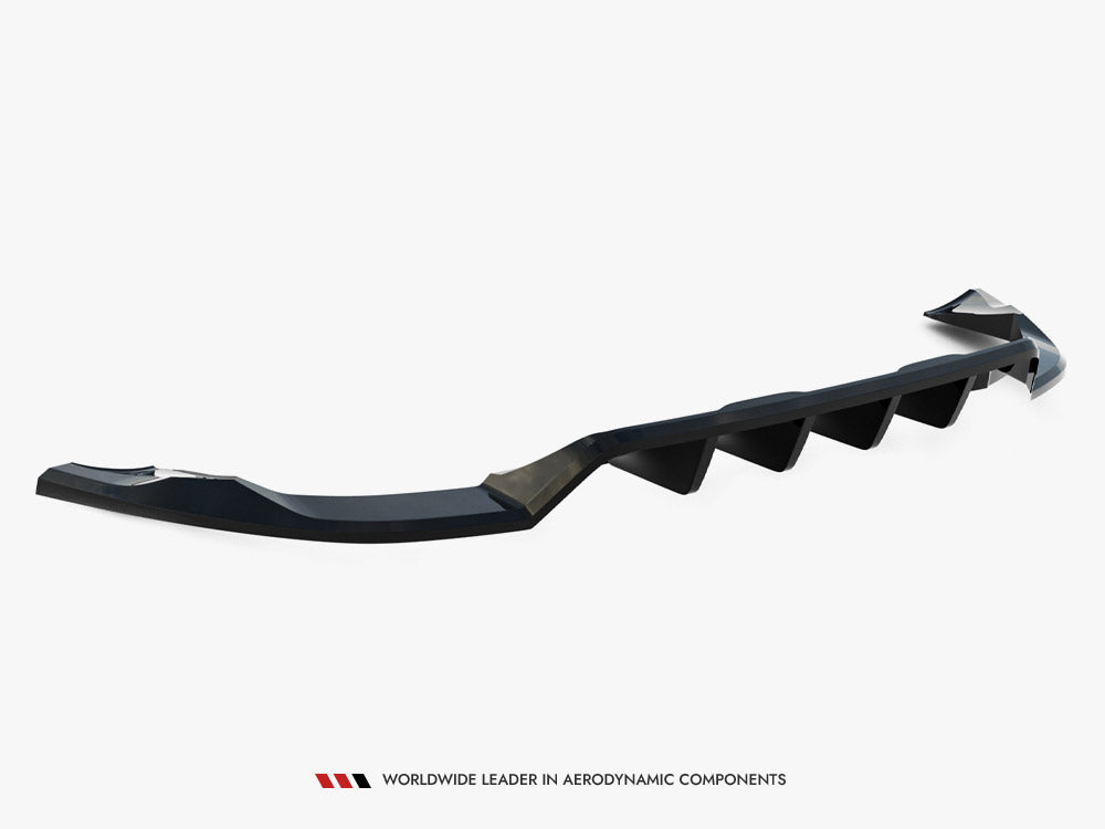 Rear Splitter (Vertical Bars) compatible with Volvo XC60 Mk1 Facelift