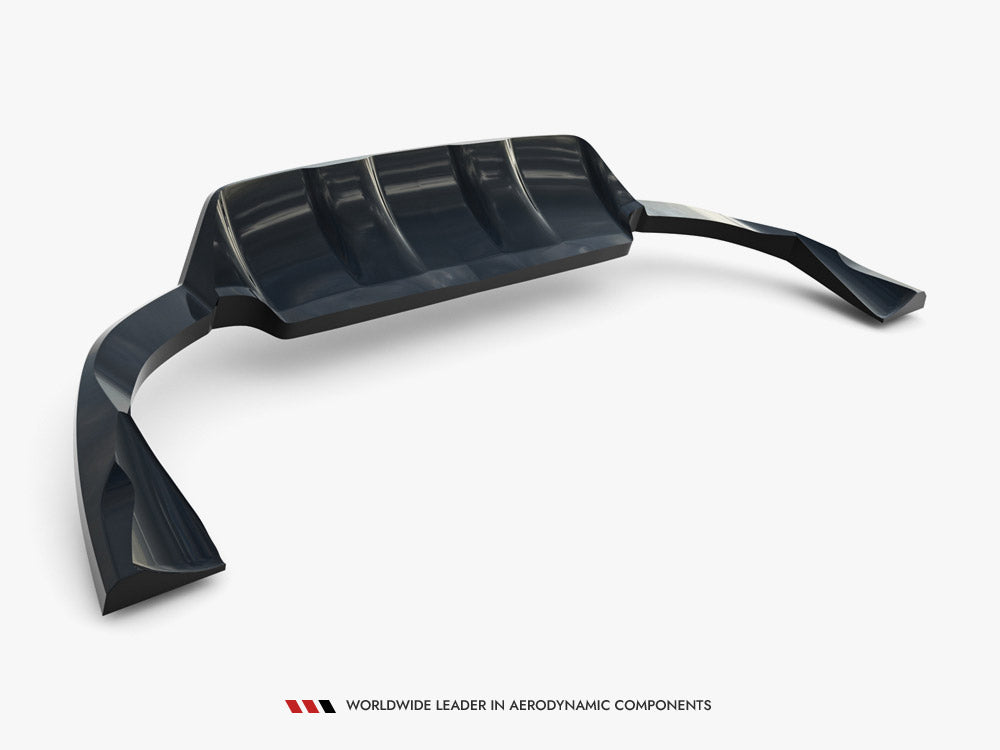 Rear Splitter (Vertical Bars) compatible with Volvo XC60 Mk1 Facelift