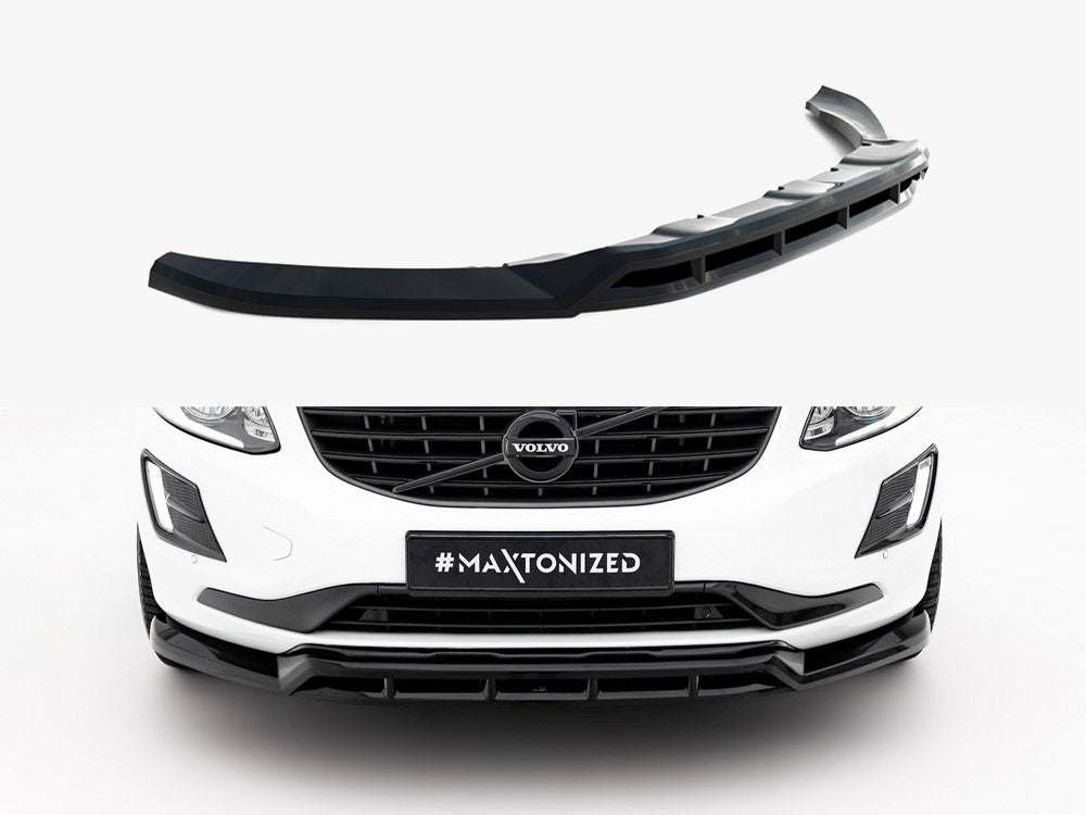Front Splitter compatible with Volvo XC60 Mk1 Facelift