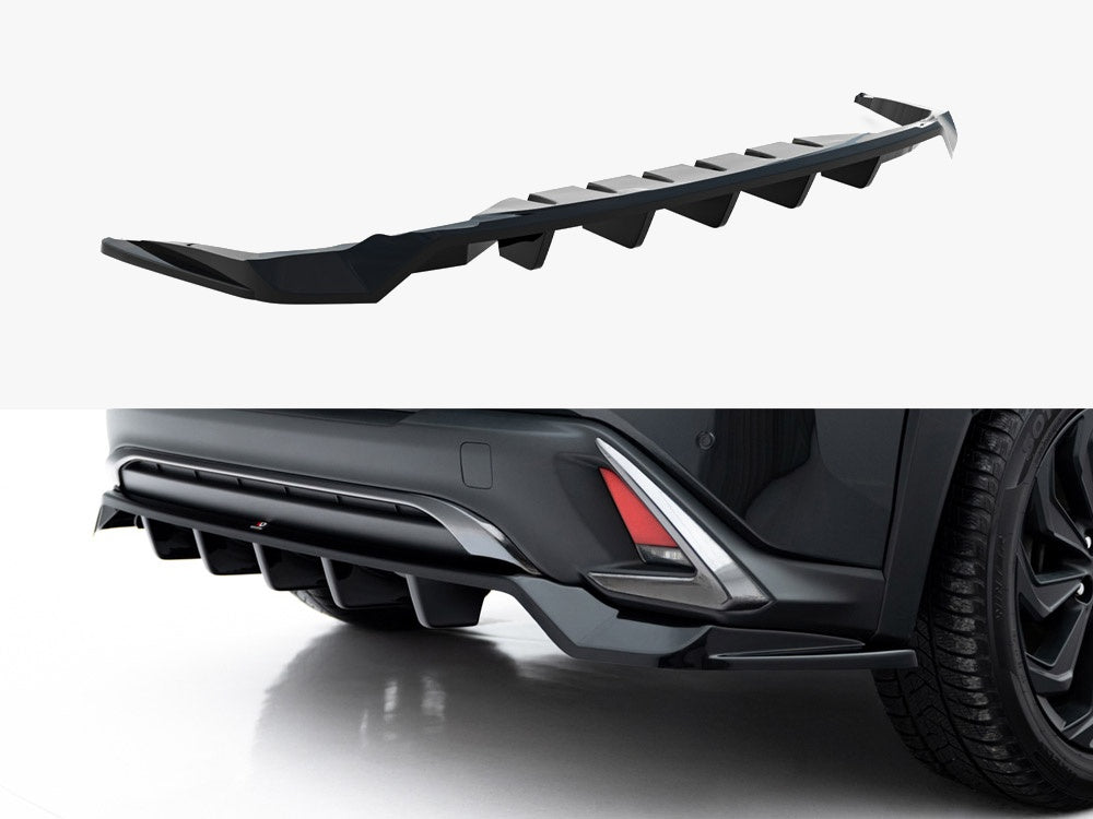 Rear Splitter (Vertical Bars) compatible with Lexus UX F Sport Mk1