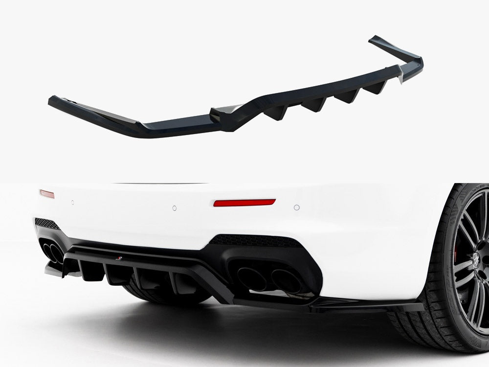 Rear Splitter (Vertical Bars) compatible with Maserati Ghibli Modena Mk3 Facelift