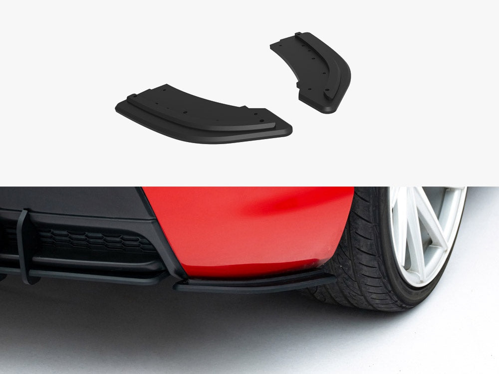 Street PRO Rear Side Splitters compatible with Mazda3 MPS Mk1 EU Version