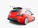Street PRO Rear Side Splitters compatible with Mazda3 MPS Mk1 EU Version