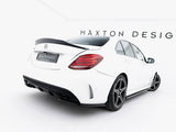 Rear Side Splitters compatible with Mercedes-Benz C AMG Line Sedan W205