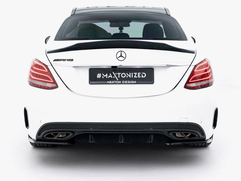 Rear Side Splitters compatible with Mercedes-Benz C AMG Line Sedan W205