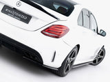 Rear Side Splitters compatible with Mercedes-Benz C AMG Line Sedan W205
