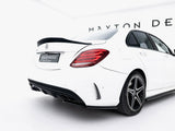 Rear Side Splitters compatible with Mercedes-Benz C AMG Line Sedan W205