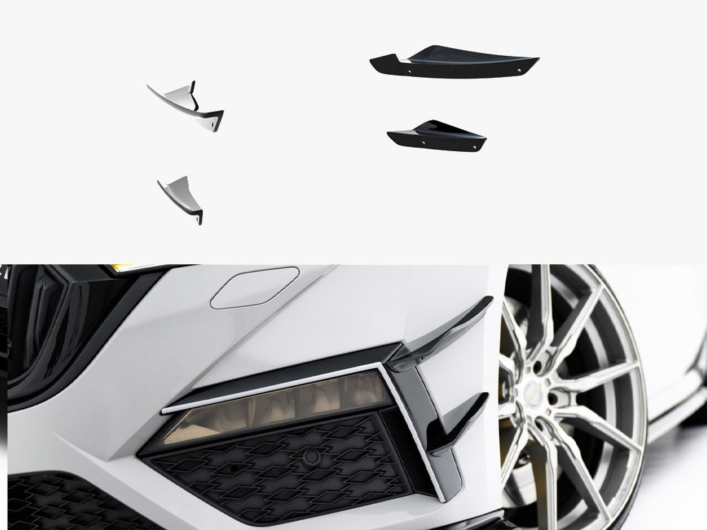 Front Bumper Wings (Canards) compatible with Skoda Octavia RS Mk4