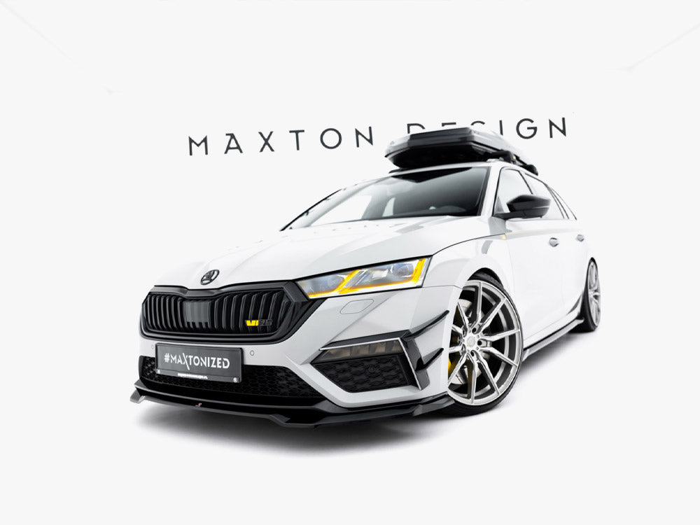 Front Bumper Wings (Canards) compatible with Skoda Octavia RS Mk4