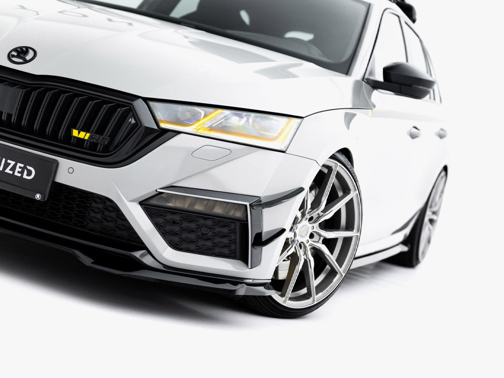 Front Bumper Wings (Canards) compatible with Skoda Octavia RS Mk4