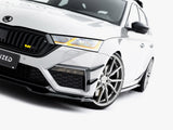 Front Bumper Wings (Canards) compatible with Skoda Octavia RS Mk4