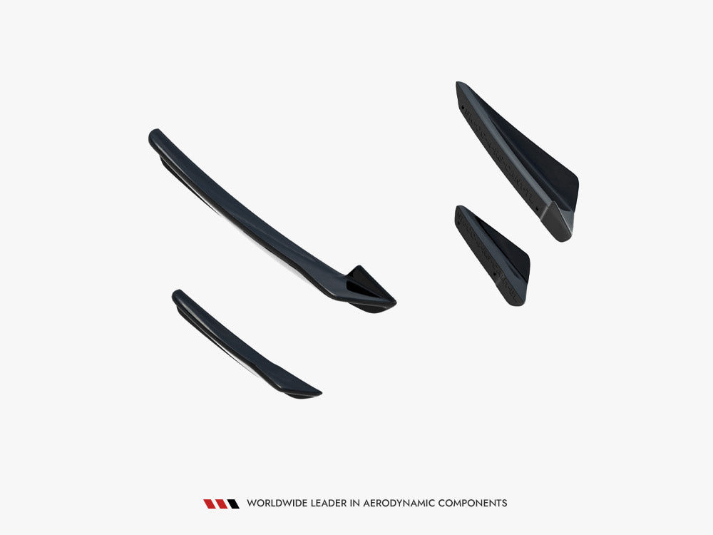 Front Bumper Wings (Canards) compatible with Skoda Octavia RS Mk4