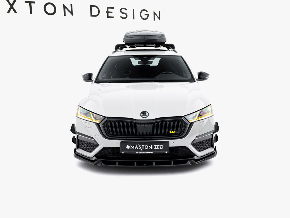Front Splitter V.5 compatible with Skoda Octavia RS Mk4