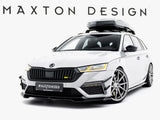 Front Splitter V.4 compatible with Skoda Octavia RS Mk4