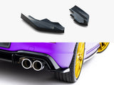 Rear Side Splitters V.6 compatible with Volkswagen Golf R Mk8 Facelift