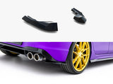 Rear Side Splitters V.8 compatible with Volkswagen Golf R Mk8 / Mk8 Facelift
