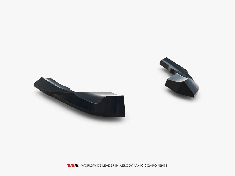 Rear Side Splitters V.8 compatible with Volkswagen Golf R Mk8 / Mk8 Facelift