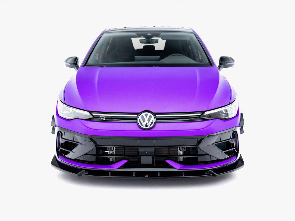 Front Splitter V.3 compatible with Volkswagen Golf R Mk8 Facelift