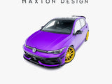 Front Splitter V.2 compatible with Volkswagen Golf R Mk8 Facelift