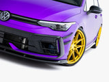 Front Splitter V.2 compatible with Volkswagen Golf R Mk8 Facelift