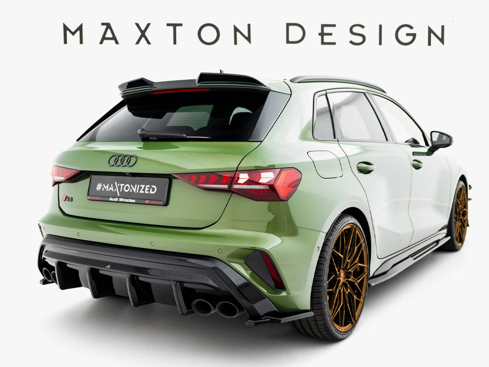 Rear Side Splitters V.3 compatible with Audi S3 Sportback Facelift