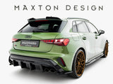 Rear Side Splitters V.3 compatible with Audi S3 Sportback Facelift
