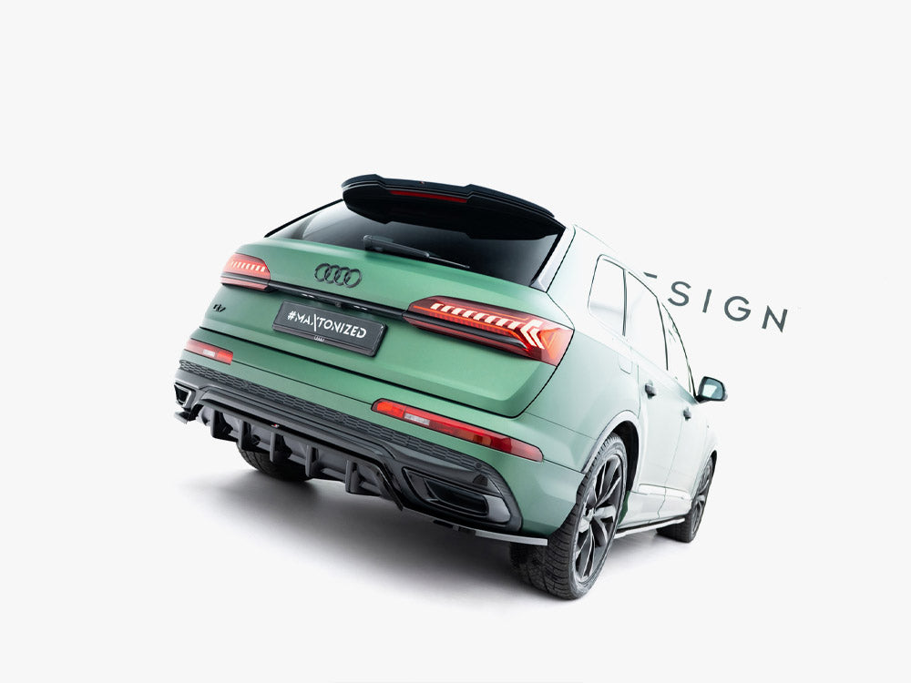 Rear Splitter (Vertical Bars) compatible with Audi Q7 S Line Mk2 Facelift