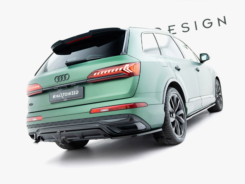 Rear Splitter (Vertical Bars) compatible with Audi Q7 S Line Mk2 Facelift