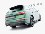 Rear Splitter (Vertical Bars) compatible with Audi Q7 S Line Mk2 Facelift