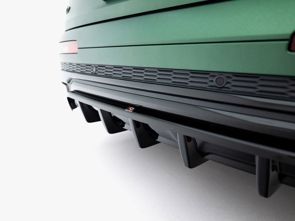 Rear Splitter (Vertical Bars) compatible with Audi Q7 S Line Mk2 Facelift