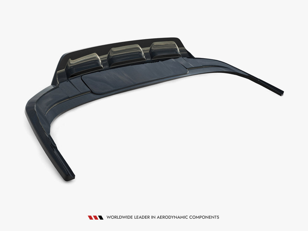Rear Splitter (Vertical Bars) compatible with Audi Q7 S Line Mk2 Facelift