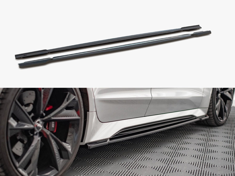 Side Skirts Splitters V.1 compatible with Audi RS 7 C8