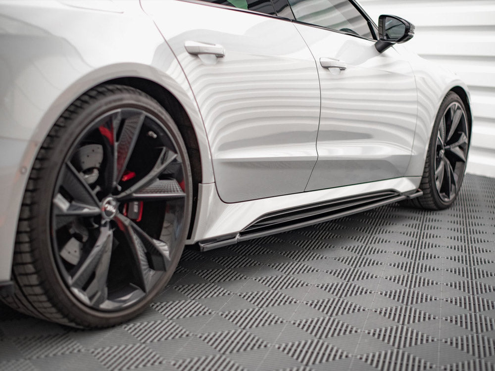 Side Skirts Splitters V.1 compatible with Audi RS 7 C8