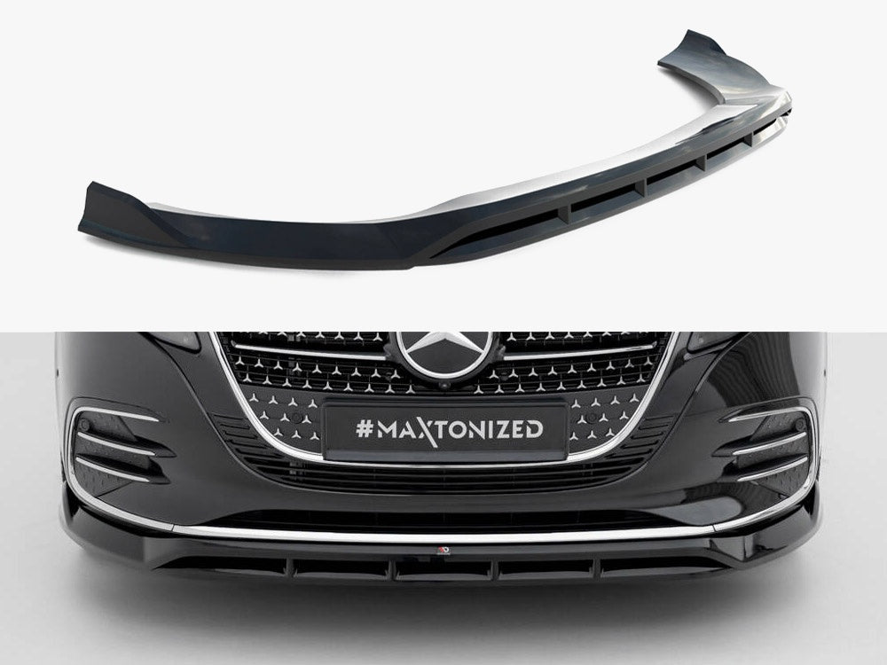 Front Splitter compatible with Mercedes-Benz V AMG Line W447 Facelift 2