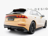 Rear Splitter (Vertical Bars) compatible with Audi Q8 Mk1 Facelift