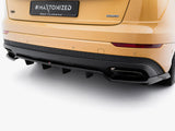 Rear Splitter (Vertical Bars) compatible with Audi Q8 Mk1 Facelift