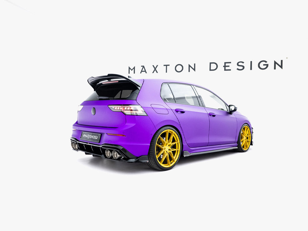 Rear Splitter (Vertical Bars) V.1 compatible with Volkswagen Golf R Mk8 / Mk8 Facelift