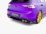 Rear Splitter (Vertical Bars) V.1 compatible with Volkswagen Golf R Mk8 / Mk8 Facelift