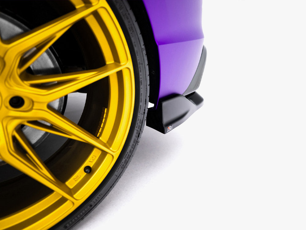 Rear Splitter (Vertical Bars) V.1 compatible with Volkswagen Golf R Mk8 / Mk8 Facelift