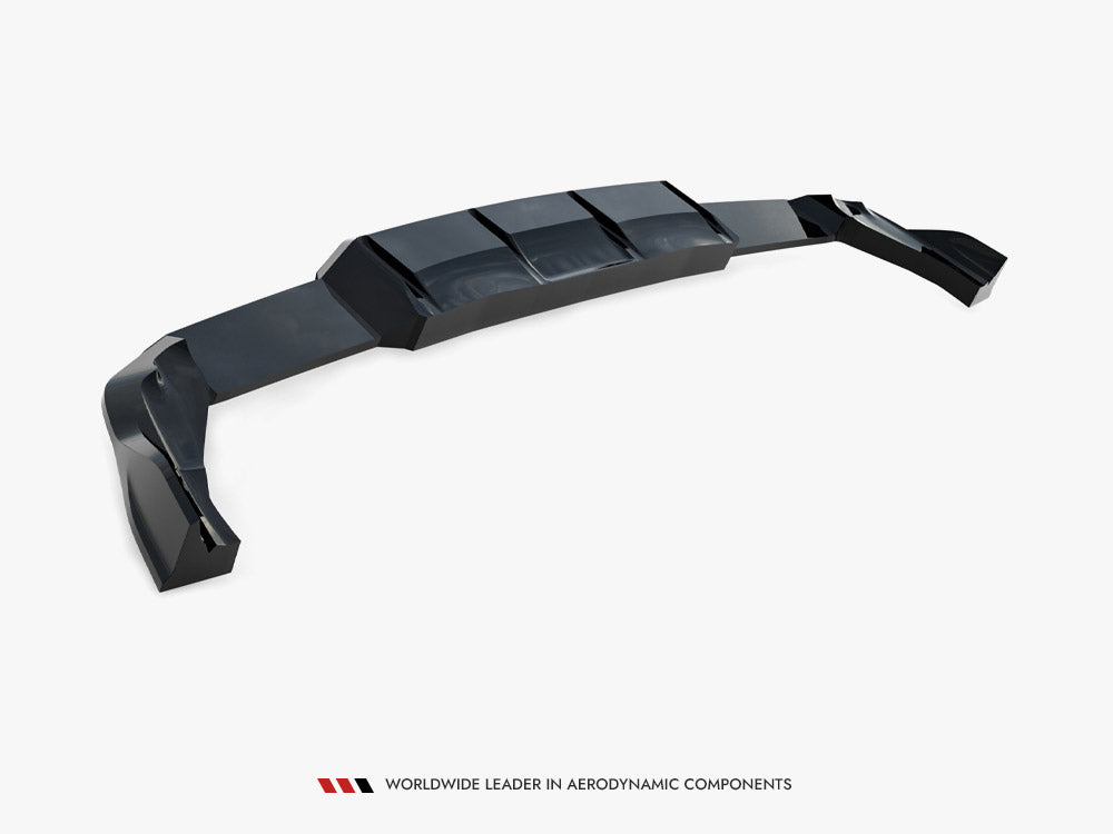 Rear Splitter (Vertical Bars) V.1 compatible with Volkswagen Golf R Mk8 / Mk8 Facelift