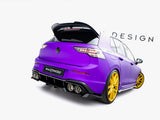 Rear Splitter (Vertical Bars) V.2 compatible with Volkswagen Golf R Mk8 / Mk8 Facelift